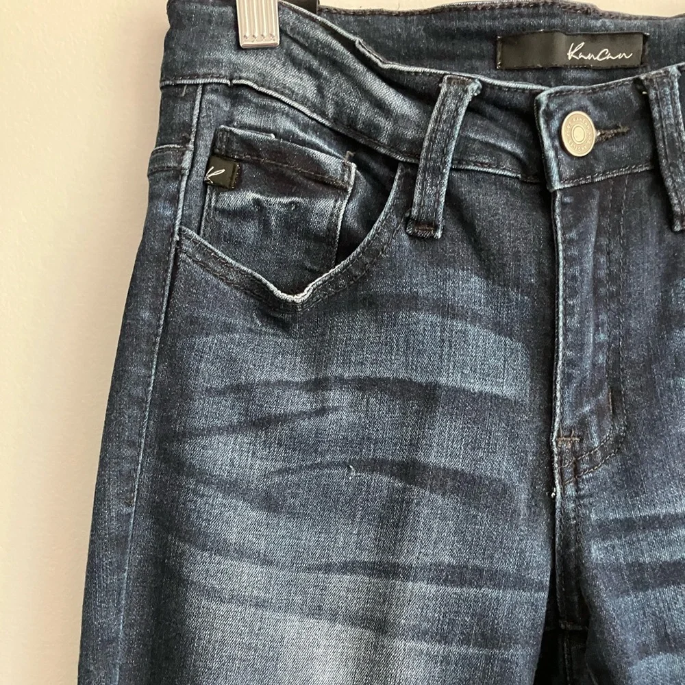 KANCAN Estilo Mid Rise Dark Wash Skinny Jeans Size 25 - Picture 2 of 10